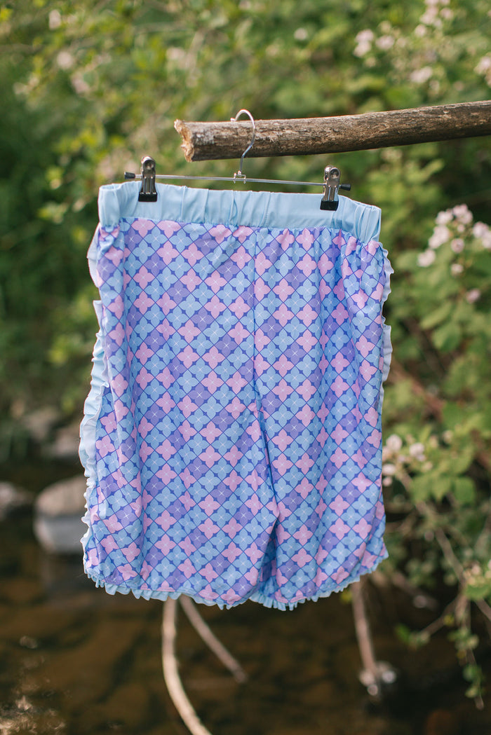 Hydrangea Swim Trunks