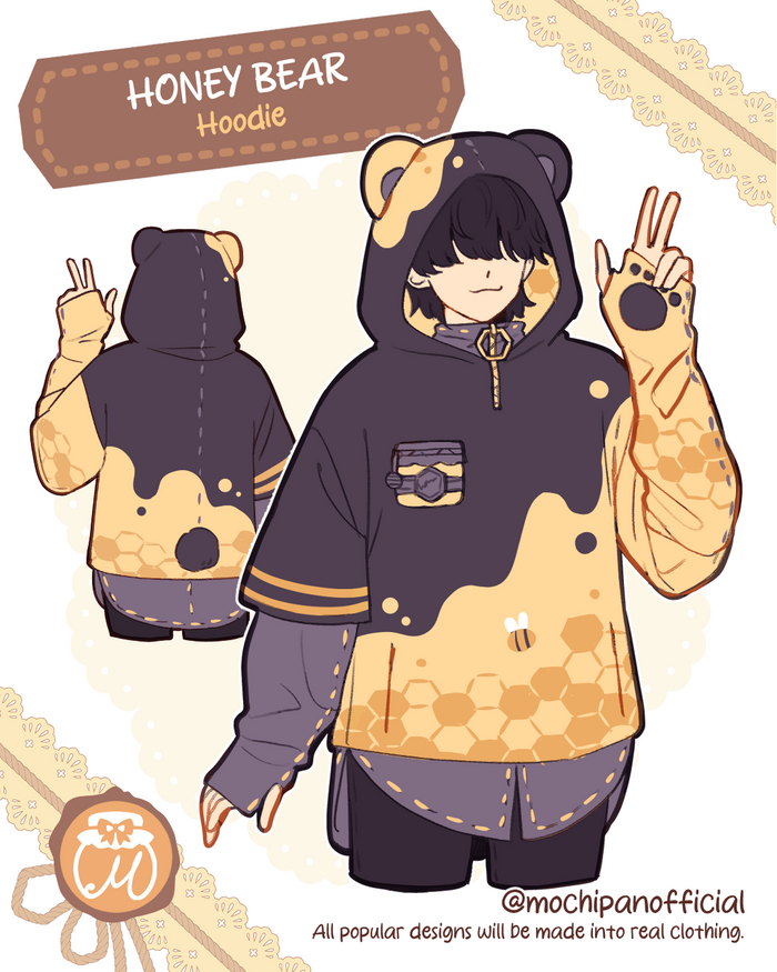 (Interest Check) Honey Bear Hoodie