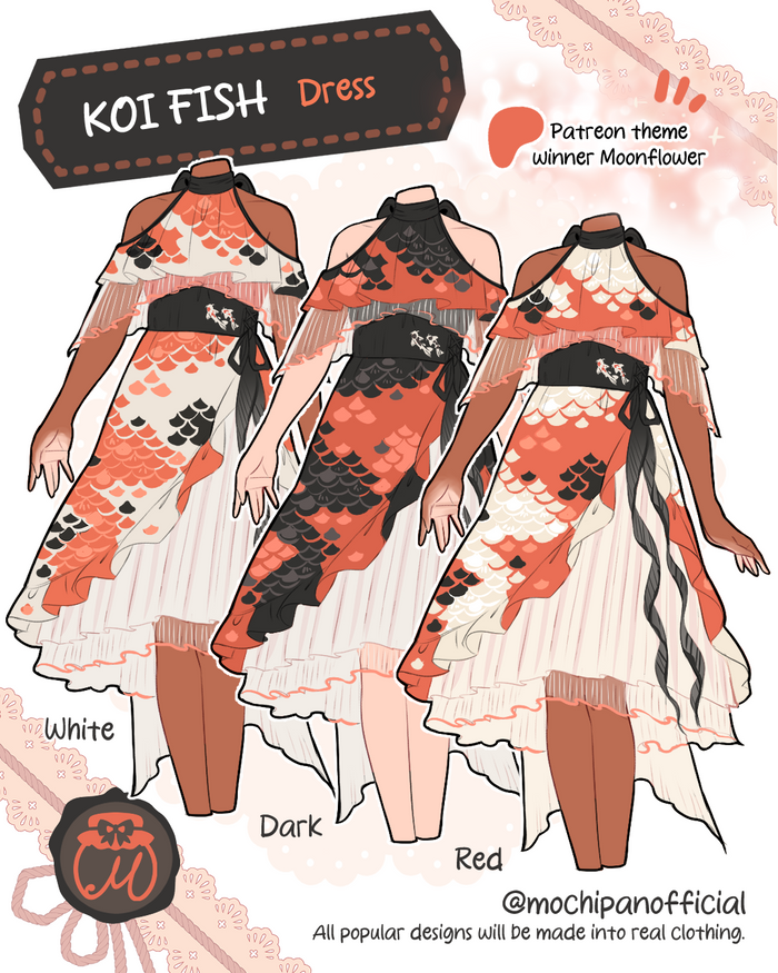 (Interest Check) Koi Fish Dress