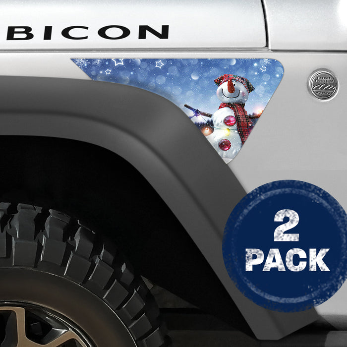 Jack Frost 2pc Vinyl Fender Decal