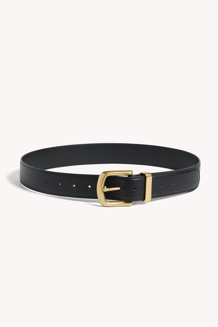 Johnson Belt - Black/Brass