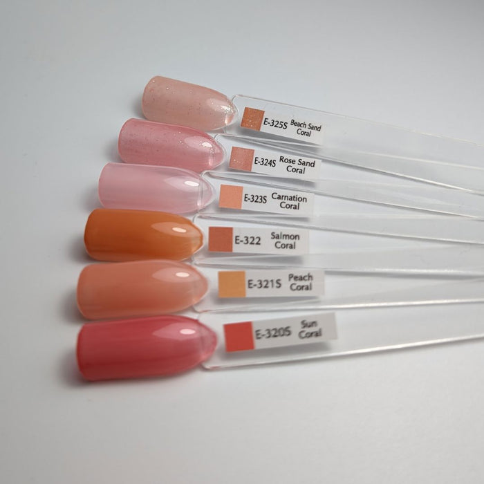 Kokoist Coral Series E320S-E325S, set of 6 Color Gel Collection KOKOIST