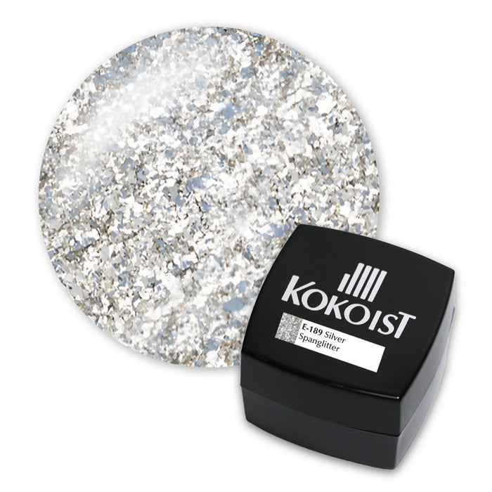 Kokoist E-189 Silver Spanglitter Color Gel KOKOIST