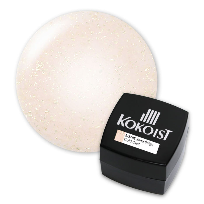 Kokoist E-278S Sand Beige Gold Dust Color Gel KOKOIST