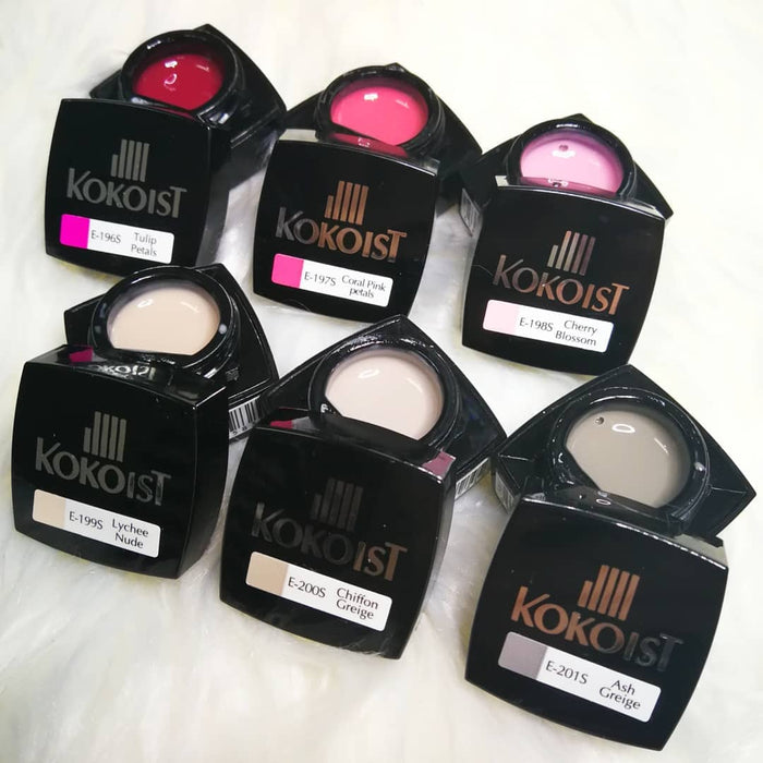 Kokoist Spring Collection E196-E201, set of 6 Color Gel Collection KOKOIST