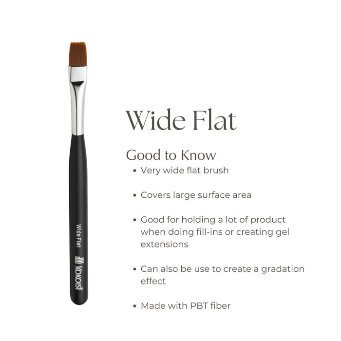 Kokoist Wide Flat Brush Brushes KOKOIST