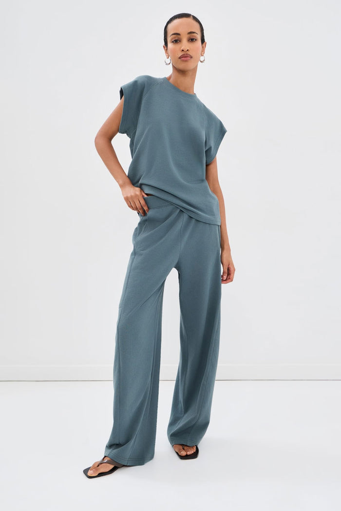 Light Weight Sweatshirting Winslow Pant - Blue Grey