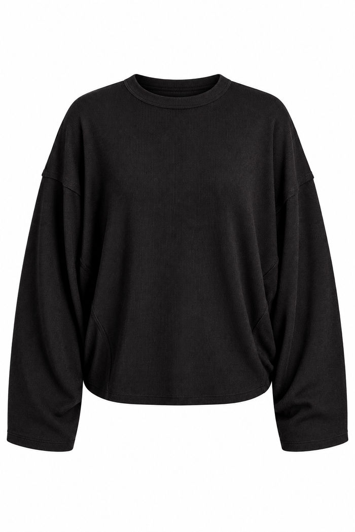 Living In This Relaxed Knit Top