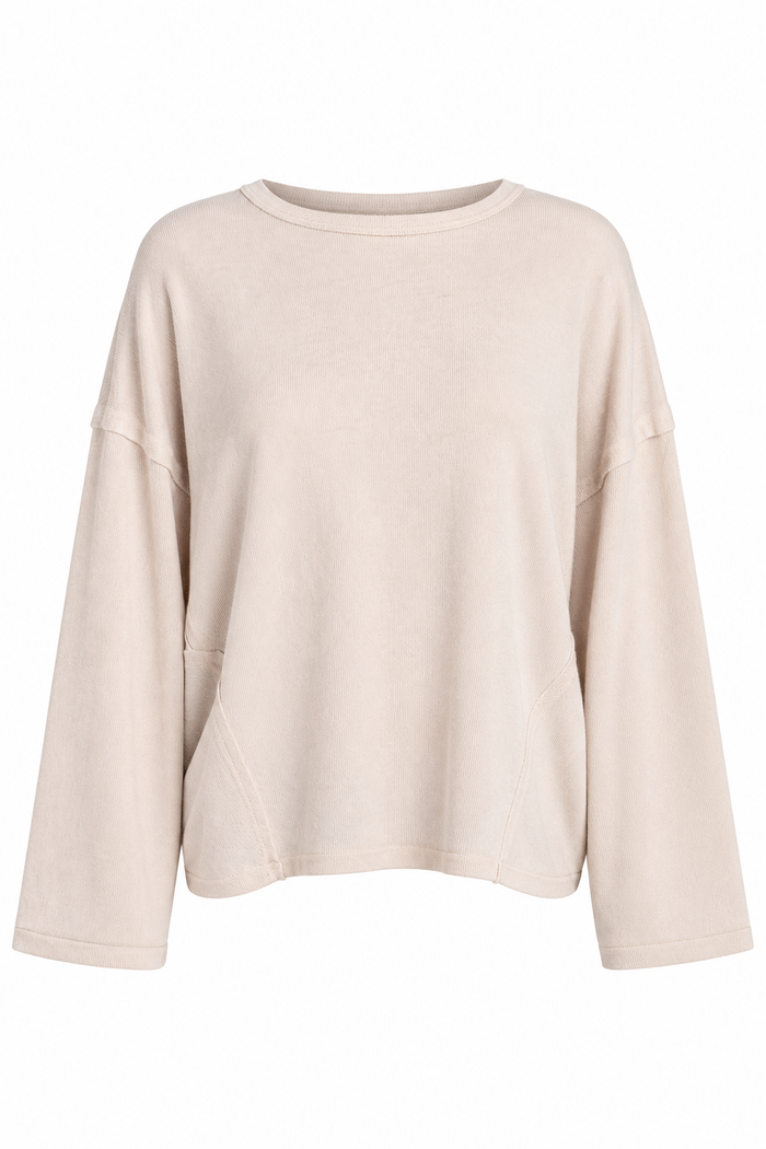 Living In This Relaxed Knit Top