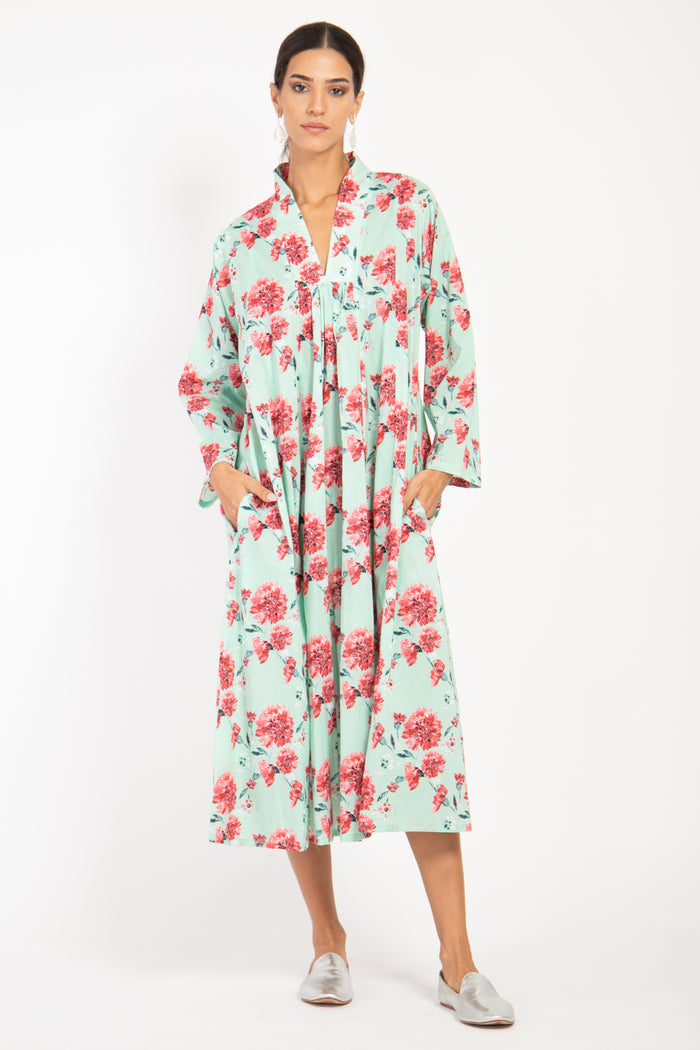 Marcia Cotton Light Blue Dress
