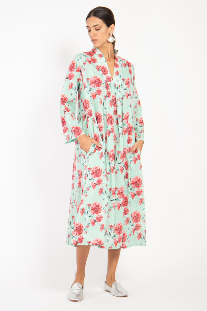 Marcia Cotton Light Blue Dress