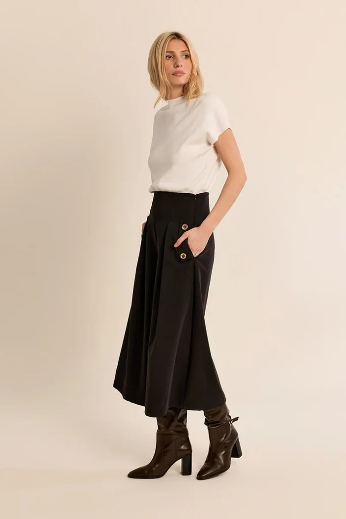 Molly Bracken High Waisted Flared Culottes