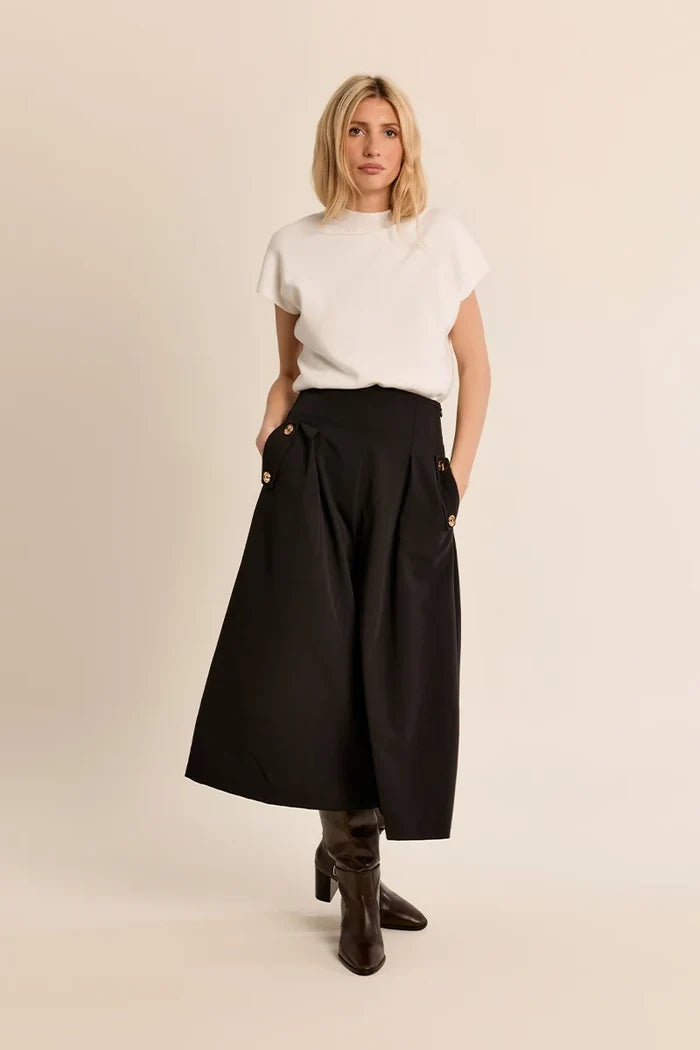 Molly Bracken High Waisted Flared Culottes