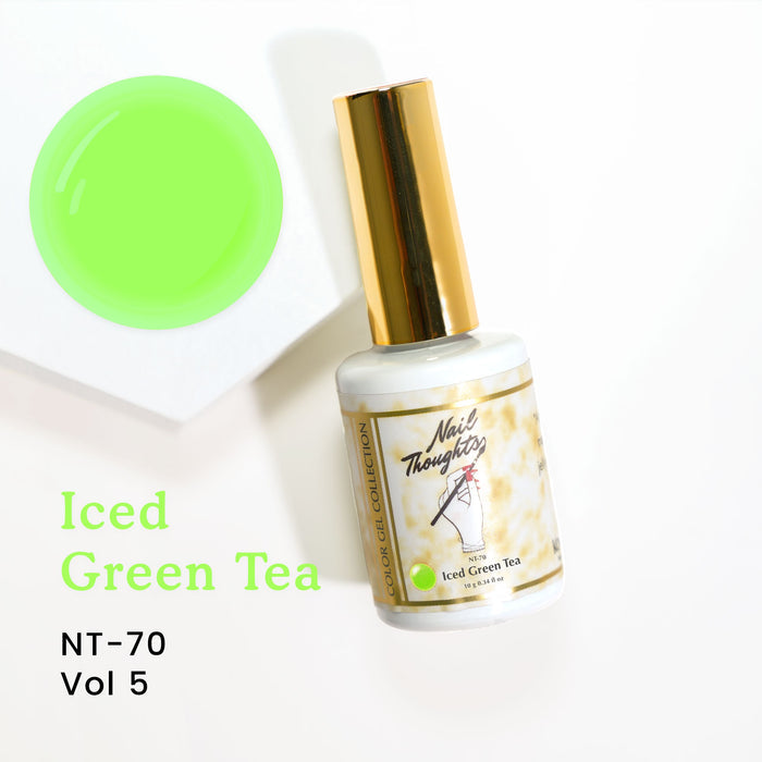 Nail thoughts NT-70 Iced Green Tea NT Color Bottle Nail Thoughts