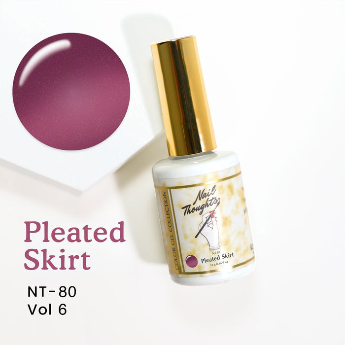 Nail thoughts NT-80 Pleated Skirt NT Color Bottle Nail Thoughts