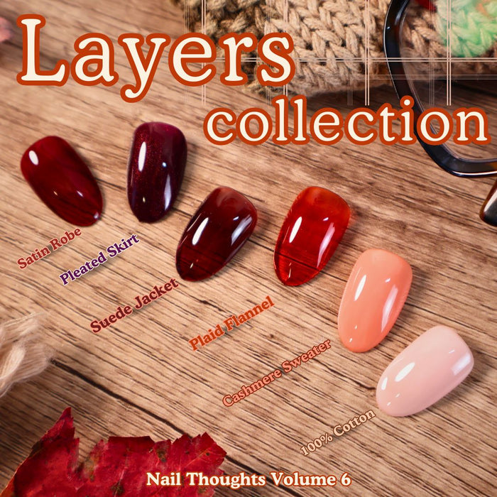 Nail thoughts NT-80 Pleated Skirt NT Color Bottle Nail Thoughts