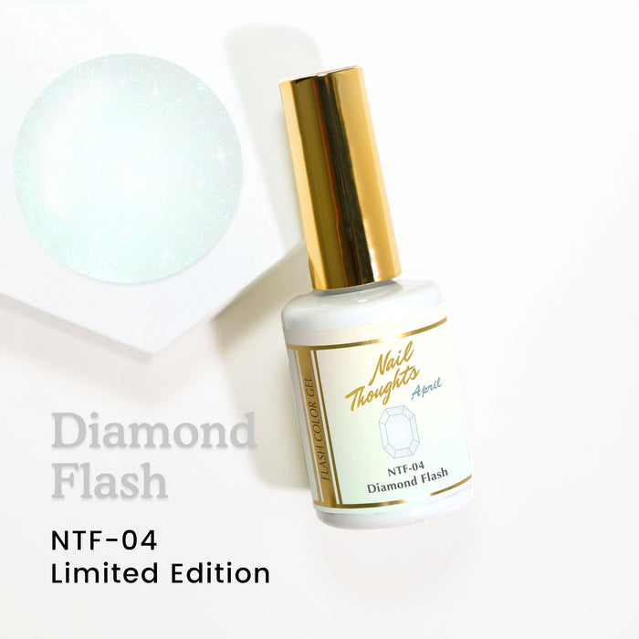 Nail thoughts NTF-04 Diamond Flash NT Color Bottle Nail Thoughts