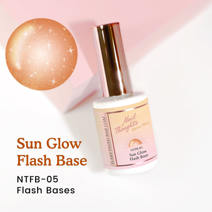 Nail thoughts NTFB-05 Sun Glow Flash Base NTB Base Nail Thoughts