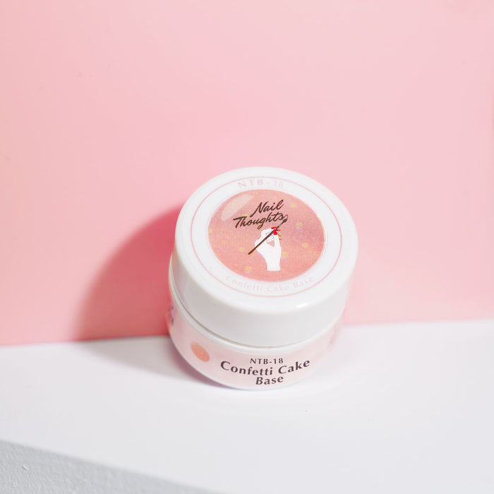 Nail thoughts POT NTB-18 Confetti Cake Base 8g NTB Base Nail Thoughts