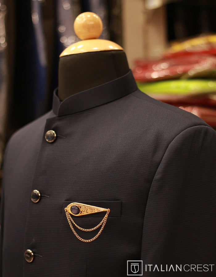 Navy Blue Jodhpuri Suit