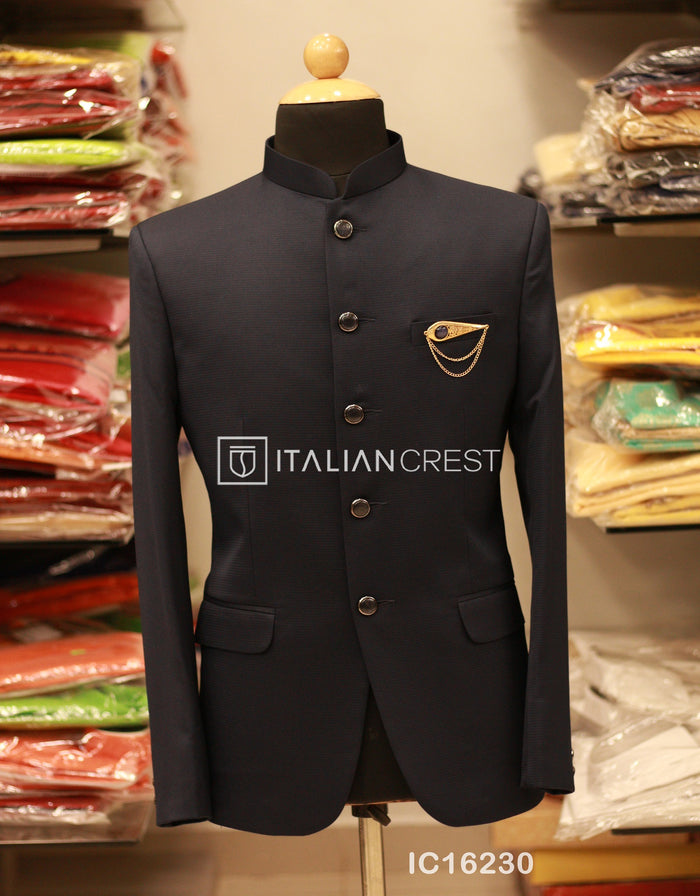 Navy Blue Jodhpuri Suit