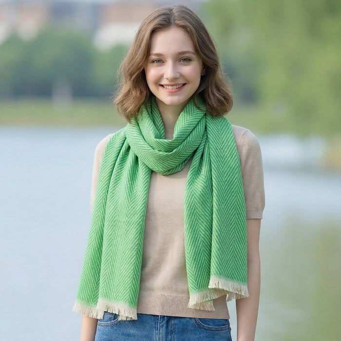 Neon Shawls (70x180cm) - Lime Green