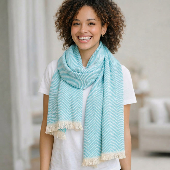 Neon Shawls (70x180cm) - Turquoise