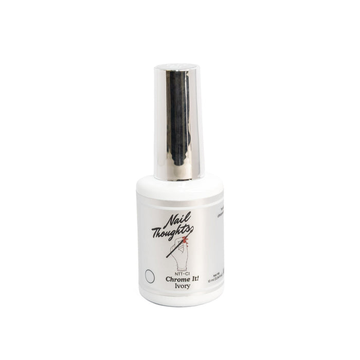 NTT-CI Chrome It! Ivory Non-Wipe Gel Top Coat Gel Nail Thoughts