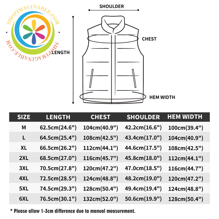 Pastel Garden Puffer Vest