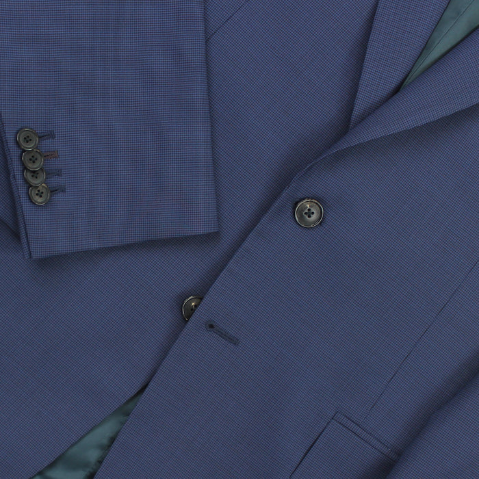 Paul Smith - Piccadilly Fit Dark Blue Fine Check Suit - Nigel Clare