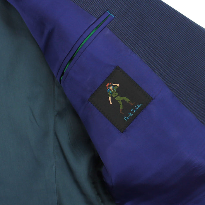 Paul Smith - Piccadilly Fit Dark Blue Fine Check Suit - Nigel Clare