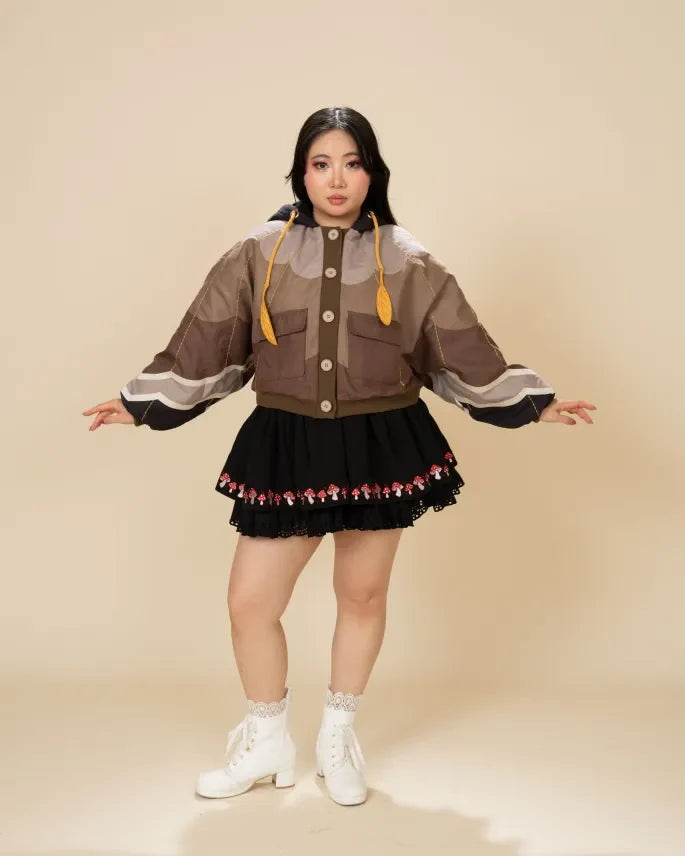 Peacock Moth Cropped Jacket (Pre-Order CLOSED) (ESD September 30th - October 30th, 2026)