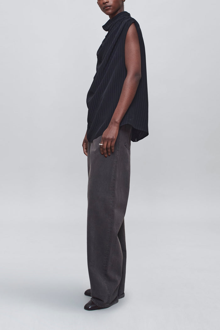 Penny Draped Top - Shadow