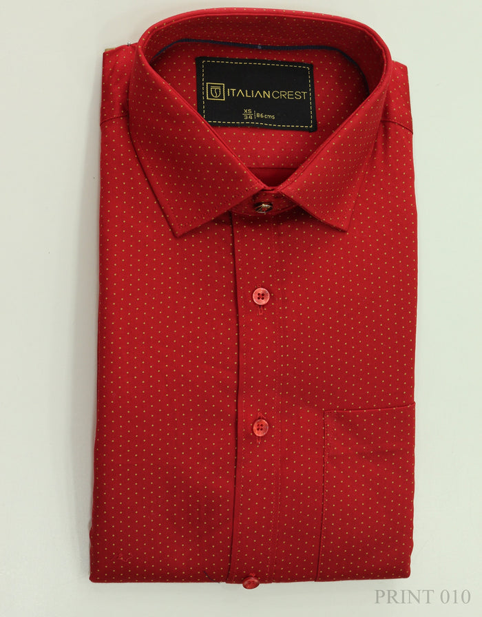 PRINT 010-Suit Shirt