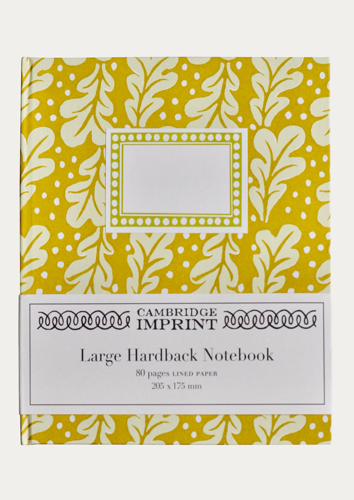 Large / Quercus / Mustard / Ruled Pages