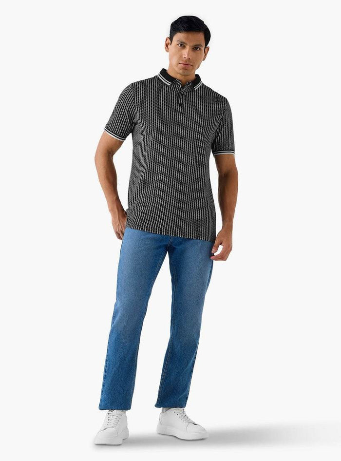 Printed Polo T-shirt - 604 - Dubai Offers Today