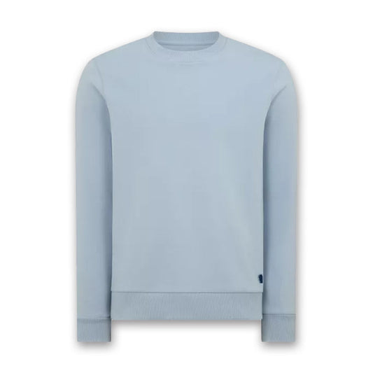 Remus - Crew Neck Sweatshirt in Light Blue - Nigel Clare