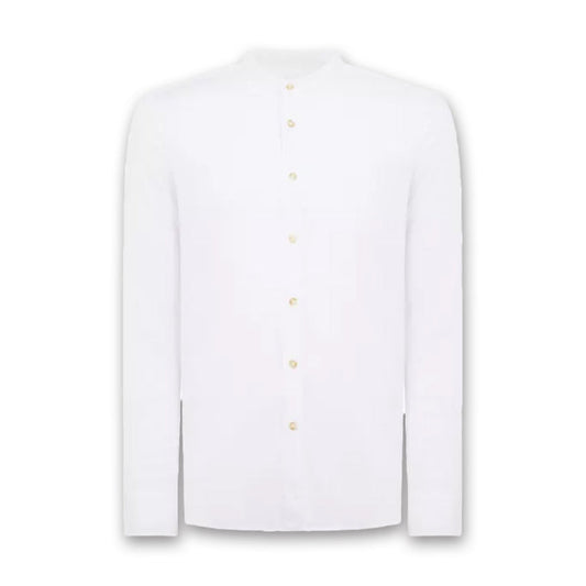 Remus - Regular Fit Tencel-Blend Shirt in White - Nigel Clare