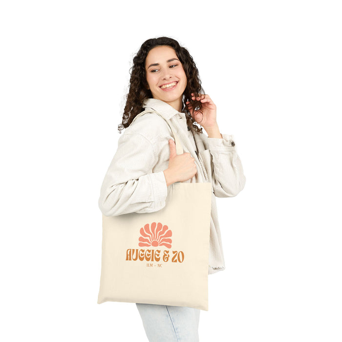 Retro Sun Canvas Tote