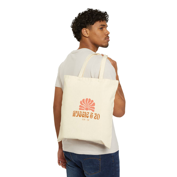 Retro Sun Canvas Tote