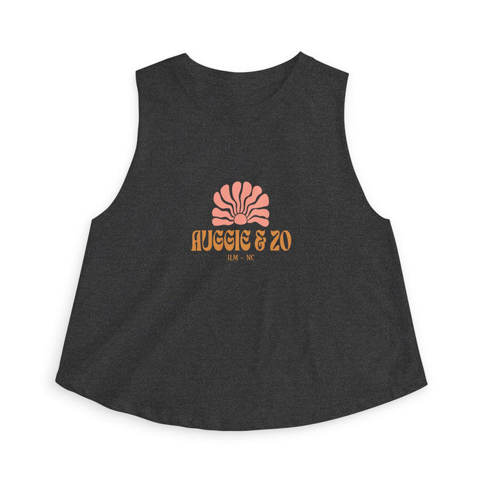 Retro Sun Crop Tank Top