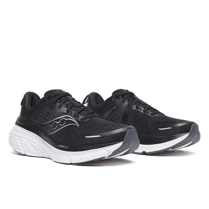 Saucony - Guide 18 Trainers in Black/White - Nigel Clare