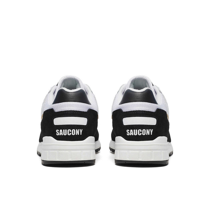 Saucony - Shadow 5000 Trainers in White/Black/Gold - Nigel Clare