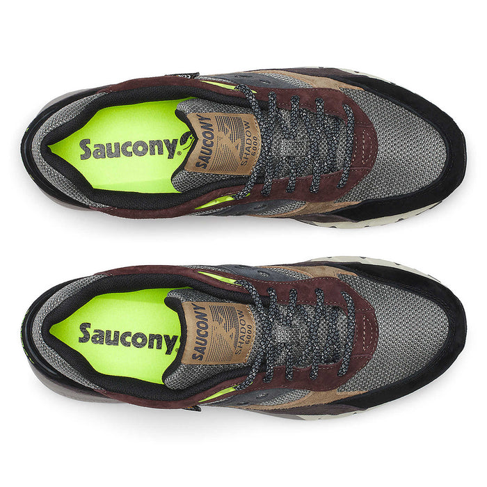 Saucony - Shadow 6000 Trainers in Brown/Agave - Nigel Clare