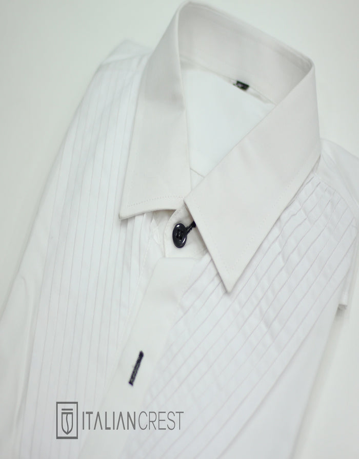 SHT004-Tuxedo/Pleat Shirt