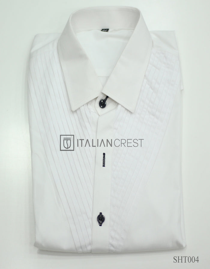 SHT004-Tuxedo/Pleat Shirt