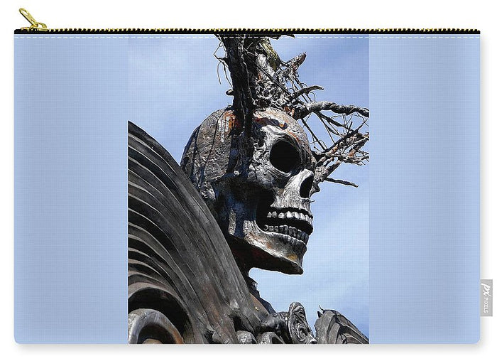 Skull Warrior - Carry-All Pouch - Fry1Productions