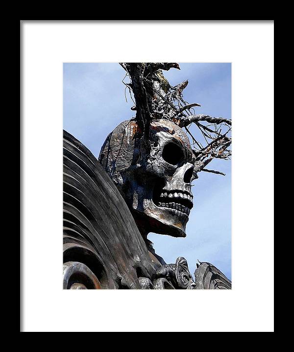 Skull Warrior - Framed Print - Fry1Productions