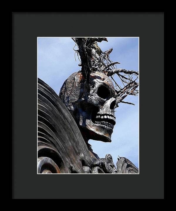 Skull Warrior - Framed Print - Fry1Productions