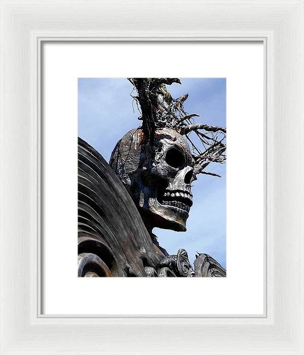 Skull Warrior - Framed Print - Fry1Productions